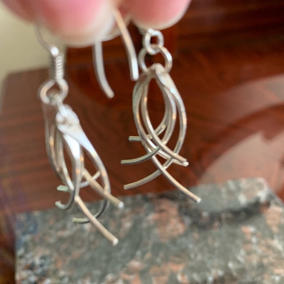 Silver Earrings Made in Mexico SS - Picture 7 of 8